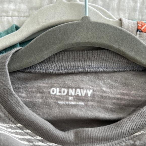 Set of Four Kids' Long Sleeve Shirts with Fun Prints - Picture 6 of 9